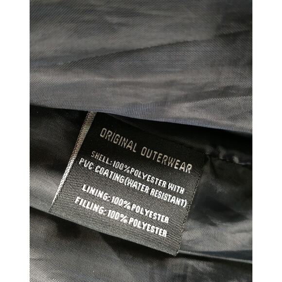 Original Outerwear Men's Full Zip Puffer Utility Vest Black XXL Water Resistant - Picture 10 of 13